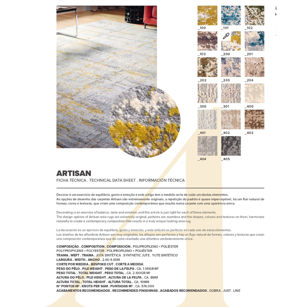 CARPETE ARTISAN - 160x200
