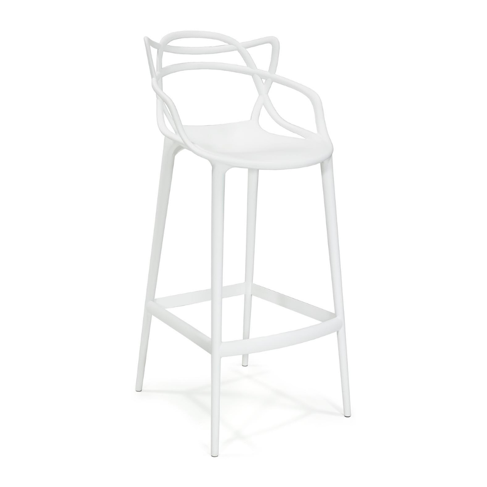 BANCO DE BAR ALEGRE BRANCO - 110x50