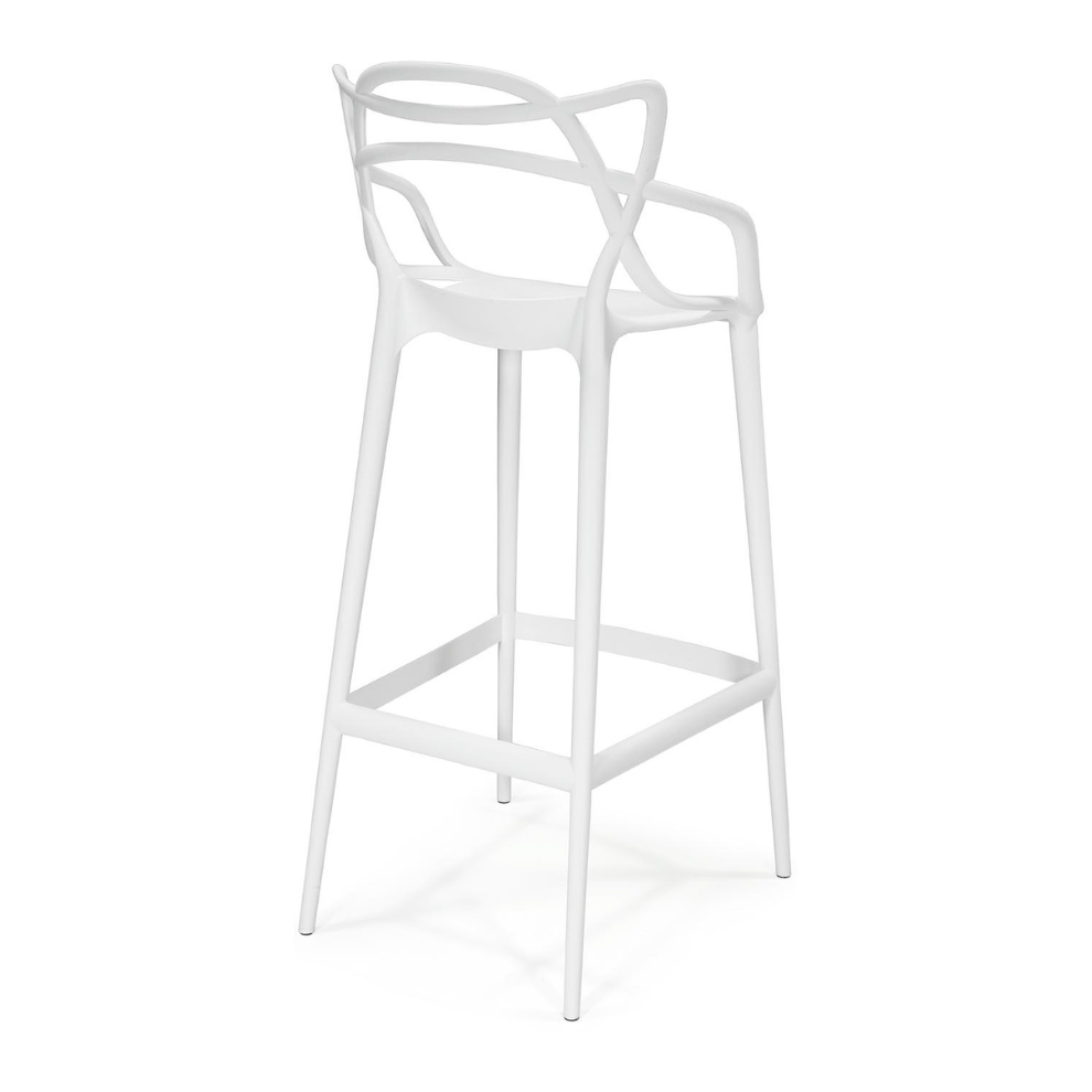 BANCO DE BAR ALEGRE BRANCO - 110x50