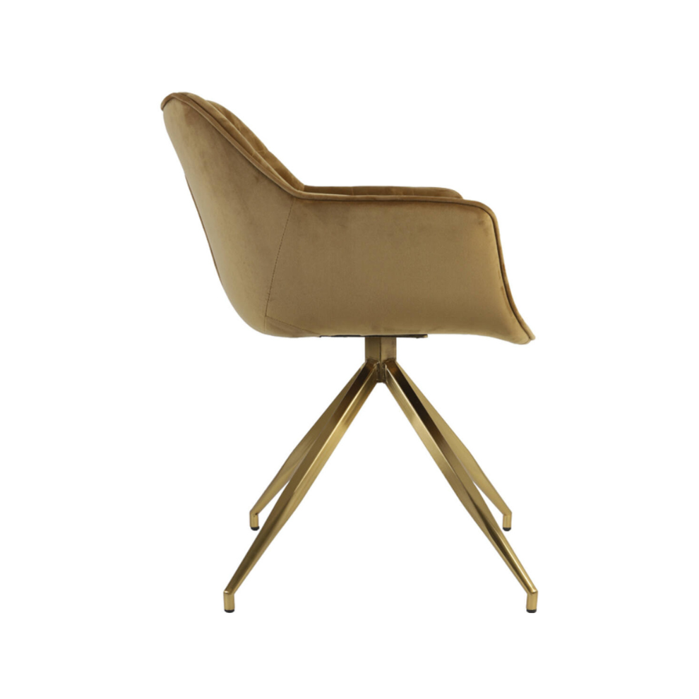 CADEIRA DE JANTAR JAIMY CARAMELO - 81x62