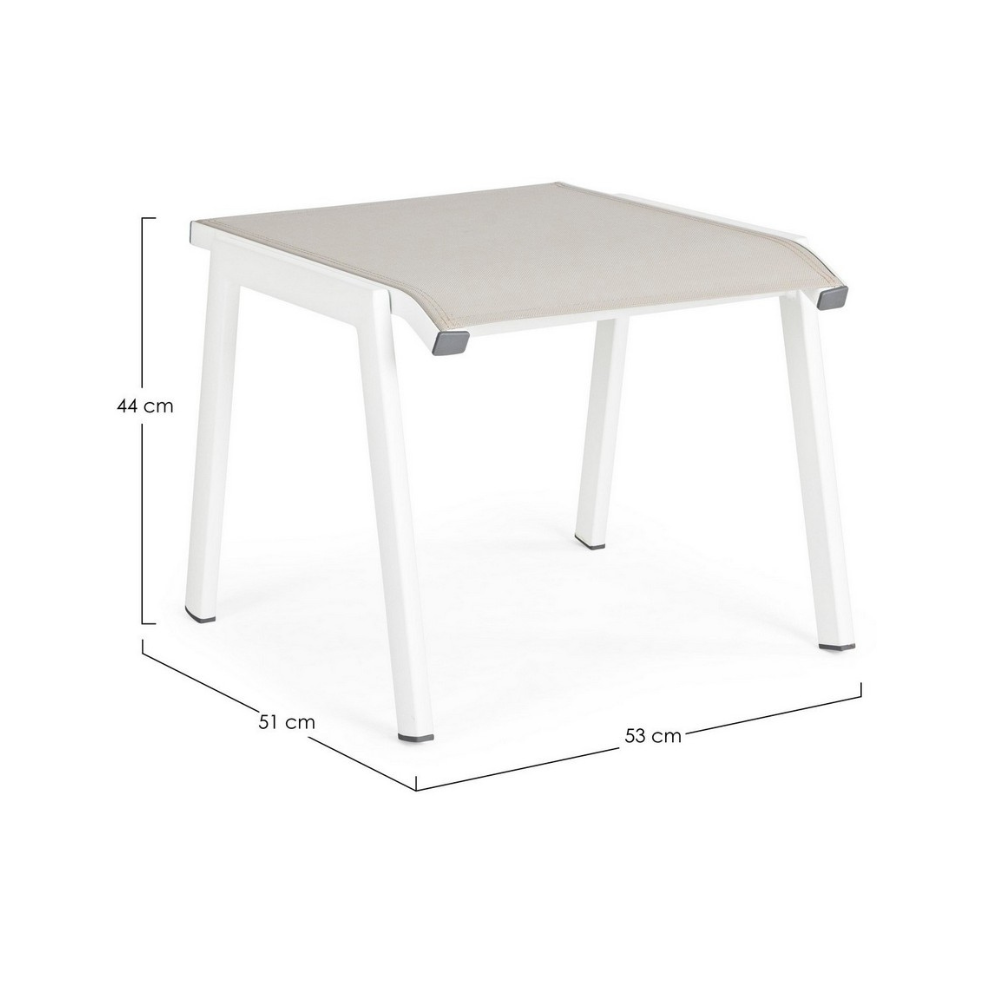 APOIO DE PÉS | MESA DE APOIO CRUZEIRO BRANCO - 44x51