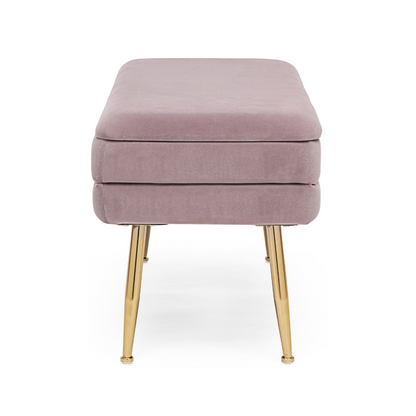 BANQUETA C/ARRUMAÇÃO PAVLINA MAUVE - 79,5x37,5