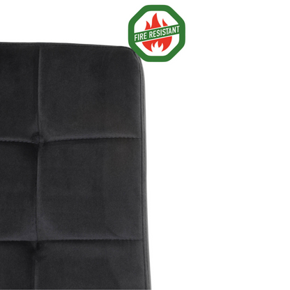 CADEIRA DE JANTAR OLIVE CINZA RESISTENTE AO FOGO - 50,5x44,5