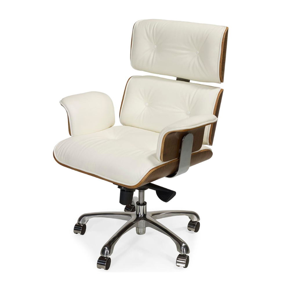 CADEIRÃO DE ESCRITÓRIO EAMES BRANCO - 75x70