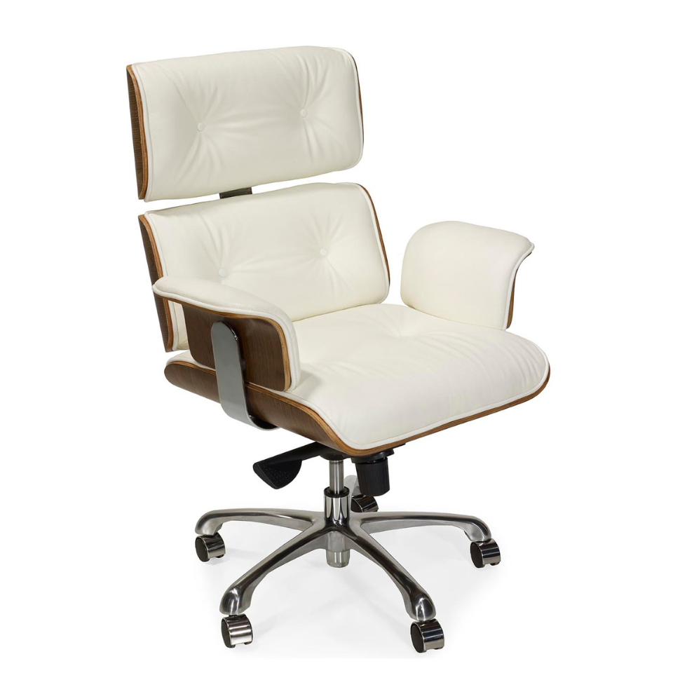 CADEIRÃO DE ESCRITÓRIO EAMES BRANCO - 75x70