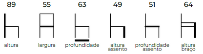 CADEIRA DORIS CASINO A COM BRAÇOS & PONTEIRAS / AUBE Interiores