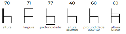 CADEIRÃO LAKE MAGMA 6 BASE INOX DOURADO / AUBE Interiores