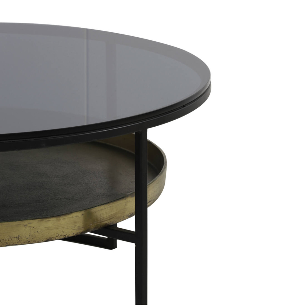 MESA DE CENTRO ROWDY PRETA - 40x88