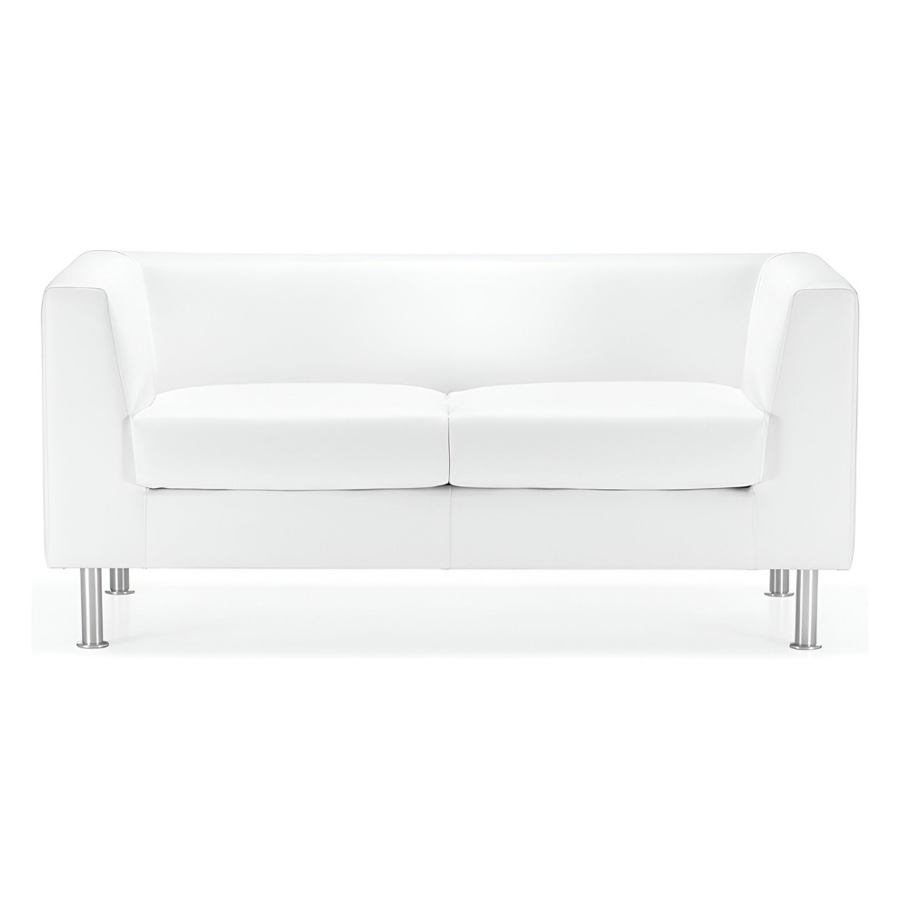 SOFÁ MANHATTAN BRANCO 2 LUGARES - 146x68