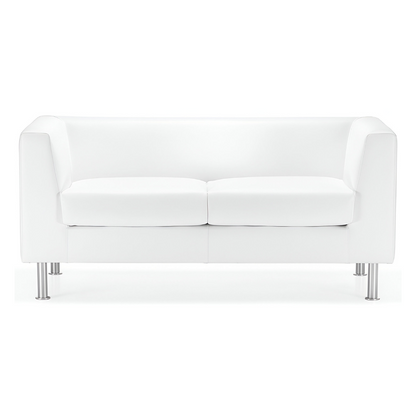 SOFÁ MANHATTAN BRANCO 2 LUGARES - 146x68